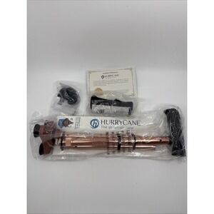 HurryCane Rose Gold Freedom Edition All-Terrain Folding Cane with T Handle NEW